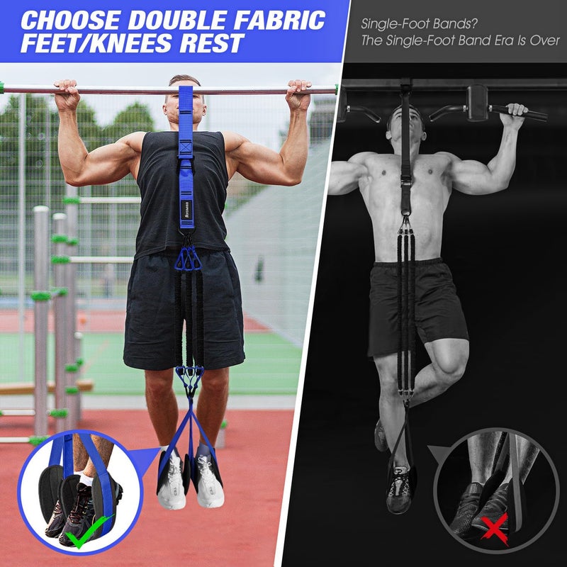 Ayombo Pull Up Assistance Bands, Resistance Bands for Pull Up Bar Workout, Adjustable Heavy Duty Pull Up Assist Equipment with 4 Assistance Bands, Home Gym Fitness Exercise Strength Training - Image 3